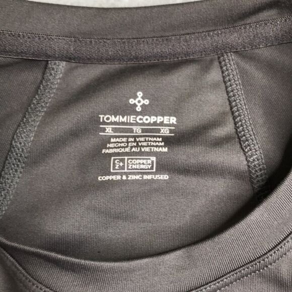 Tommie Copper Gray  Compression Tee & Shoulder Support Bra Size XL - Picture 3 of 9